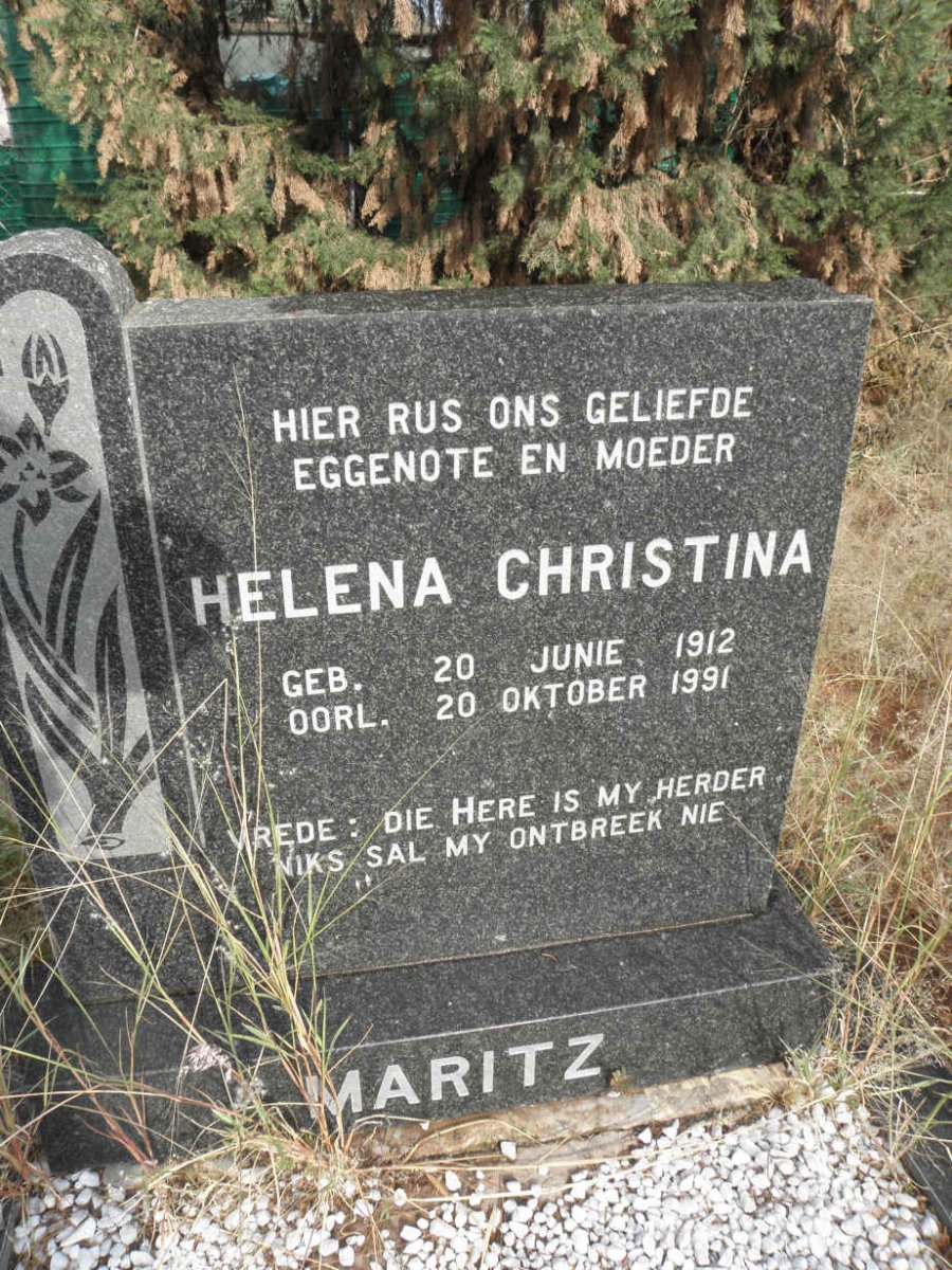 MARITZ Helena Christina 1912-1991