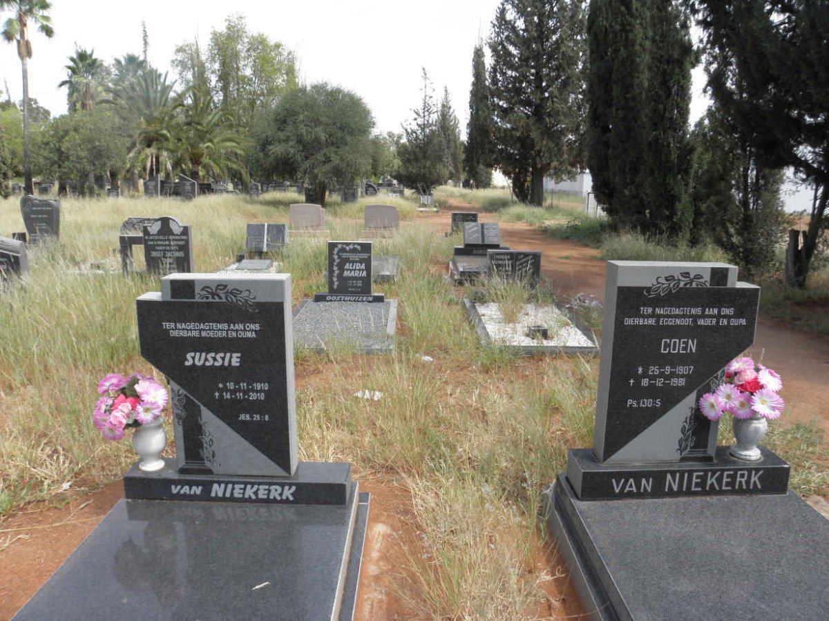 NIEKERK Coen, van 1907-1981 &amp; Sussie 1910-2010