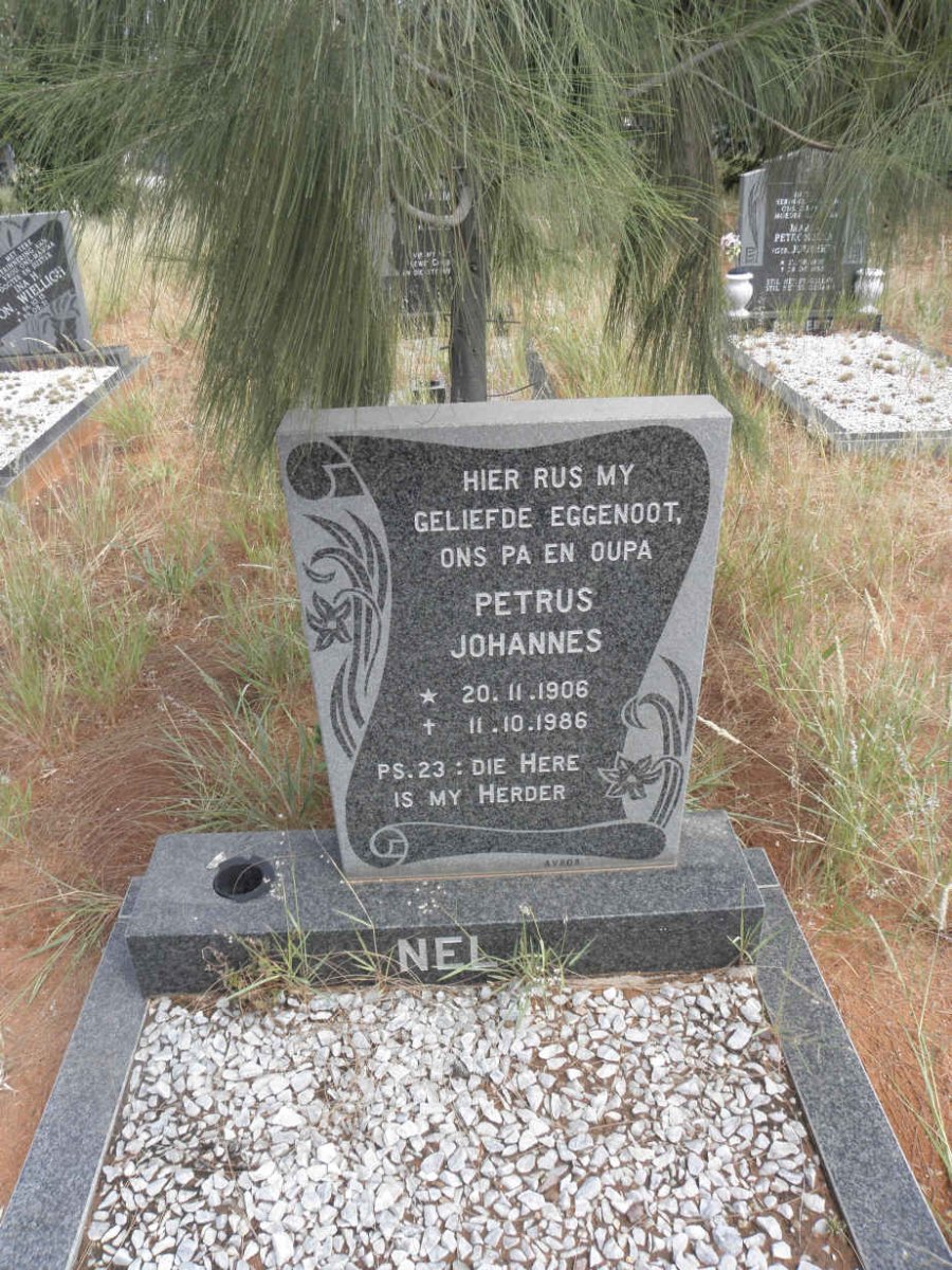 NEL Petrus Johannes 1906-1986