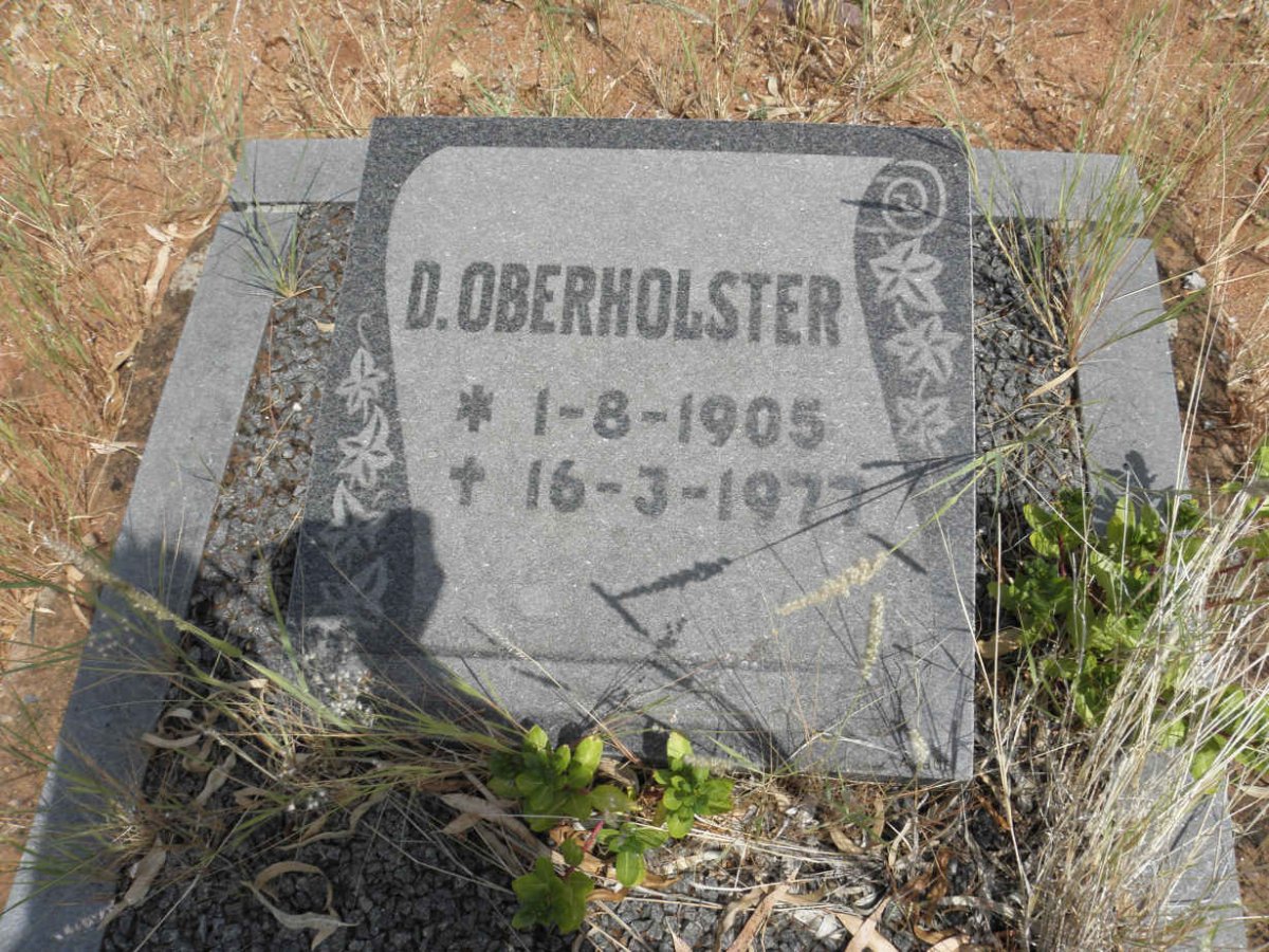 OBERHOLSTER D. 1905-1977