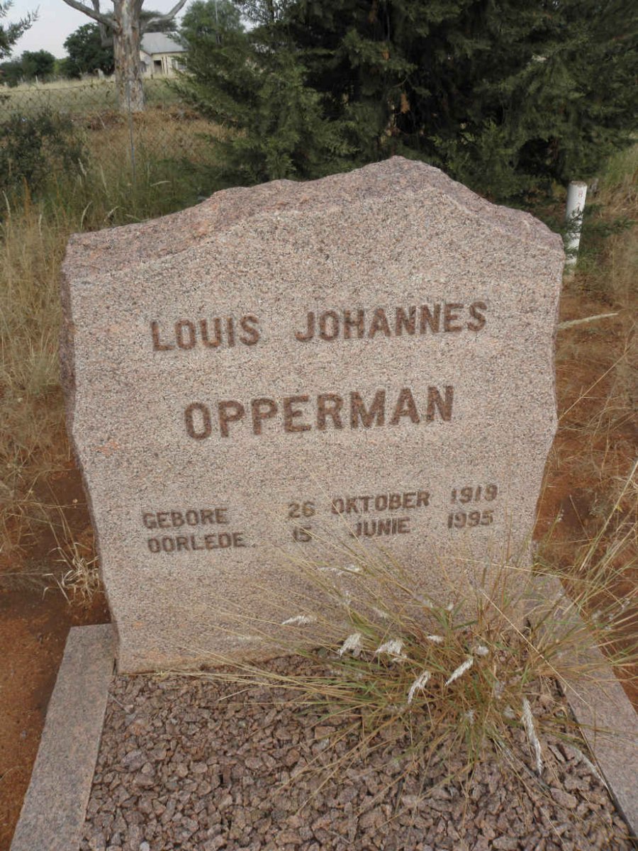 OPPERMAN Louis Johannes 1919-1995