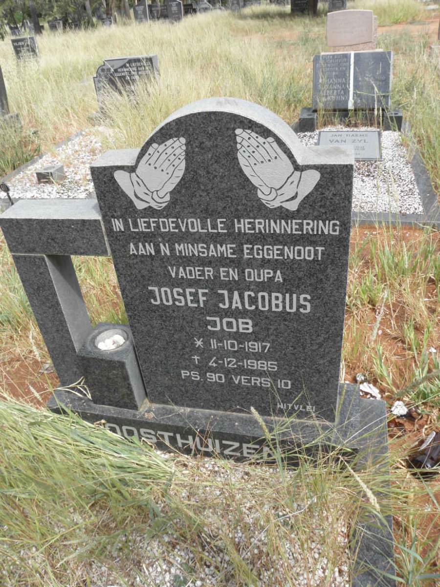 OOSTHUIZEN Josef Jacobus Job 1917-1985
