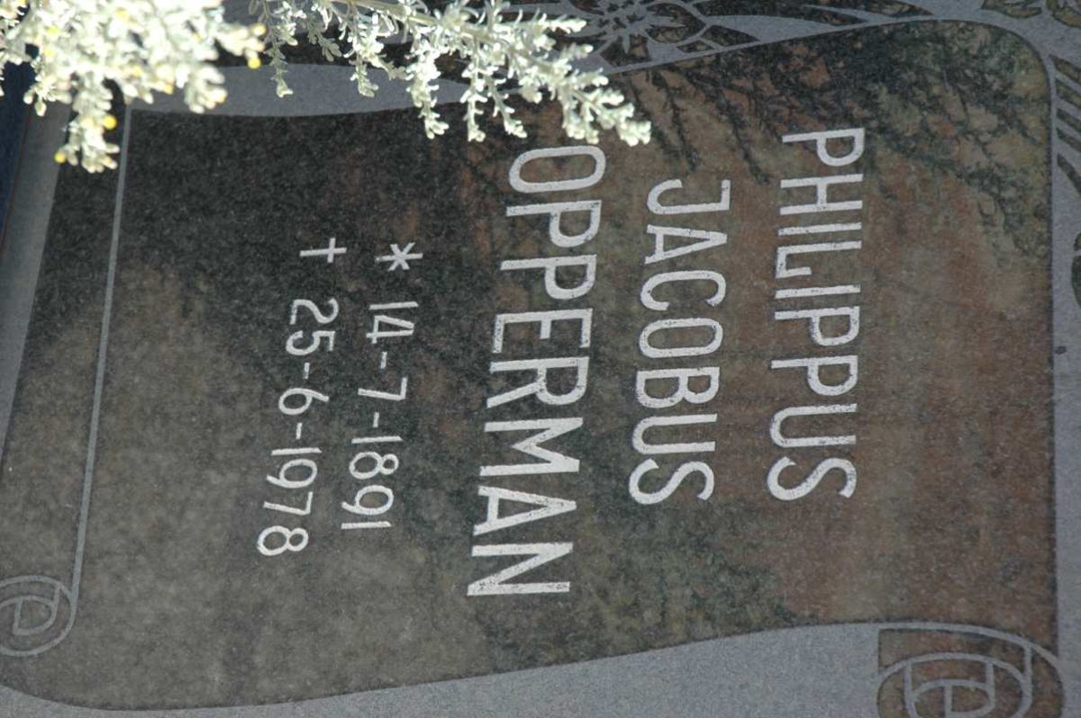 OPPERMAN Philippus Jacobus 1891-1978