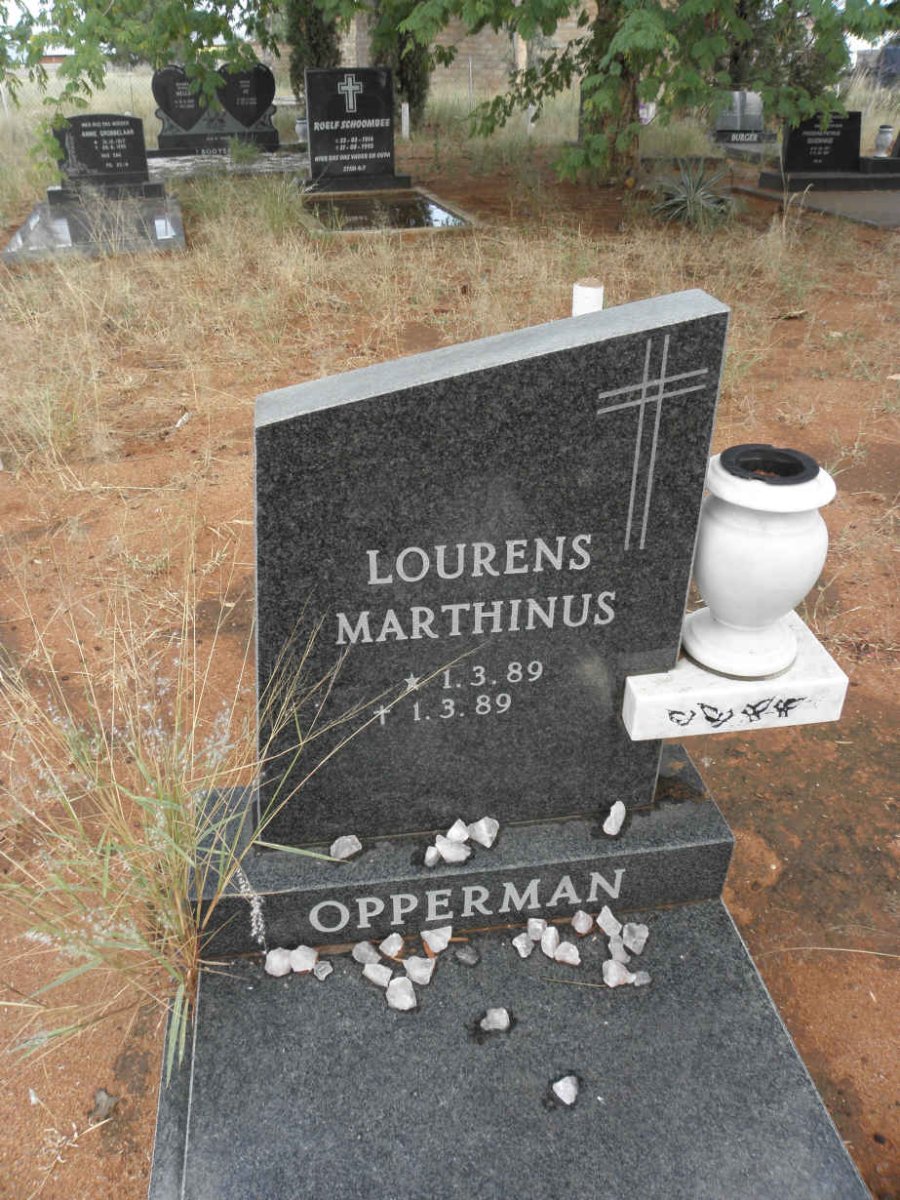 OPPERMAN Lourens Marthinus 1989-1989