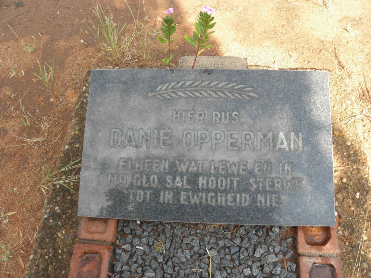 OPPERMAN Danie
