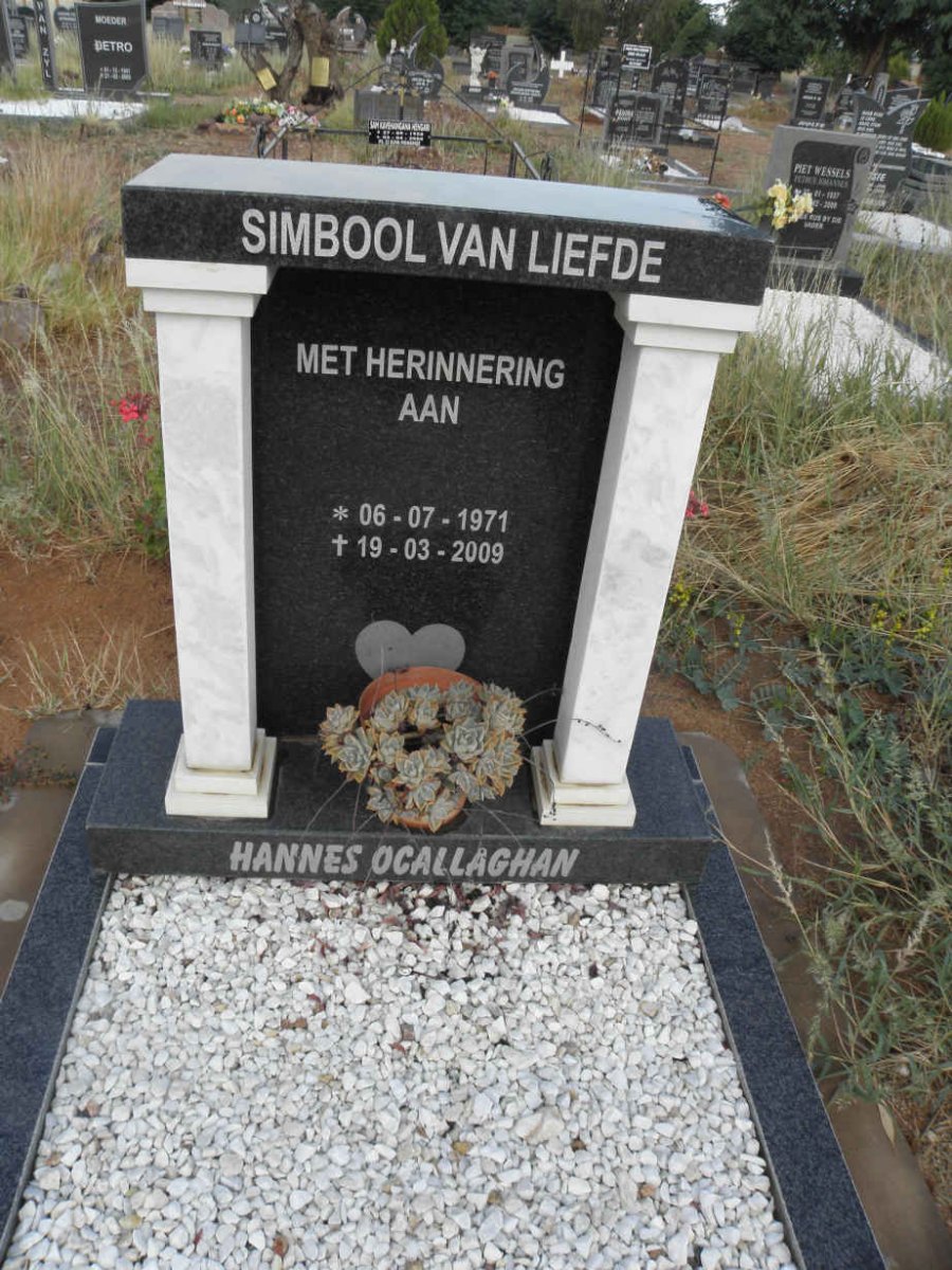 OCALLAGHAN Hannes 1971-2009