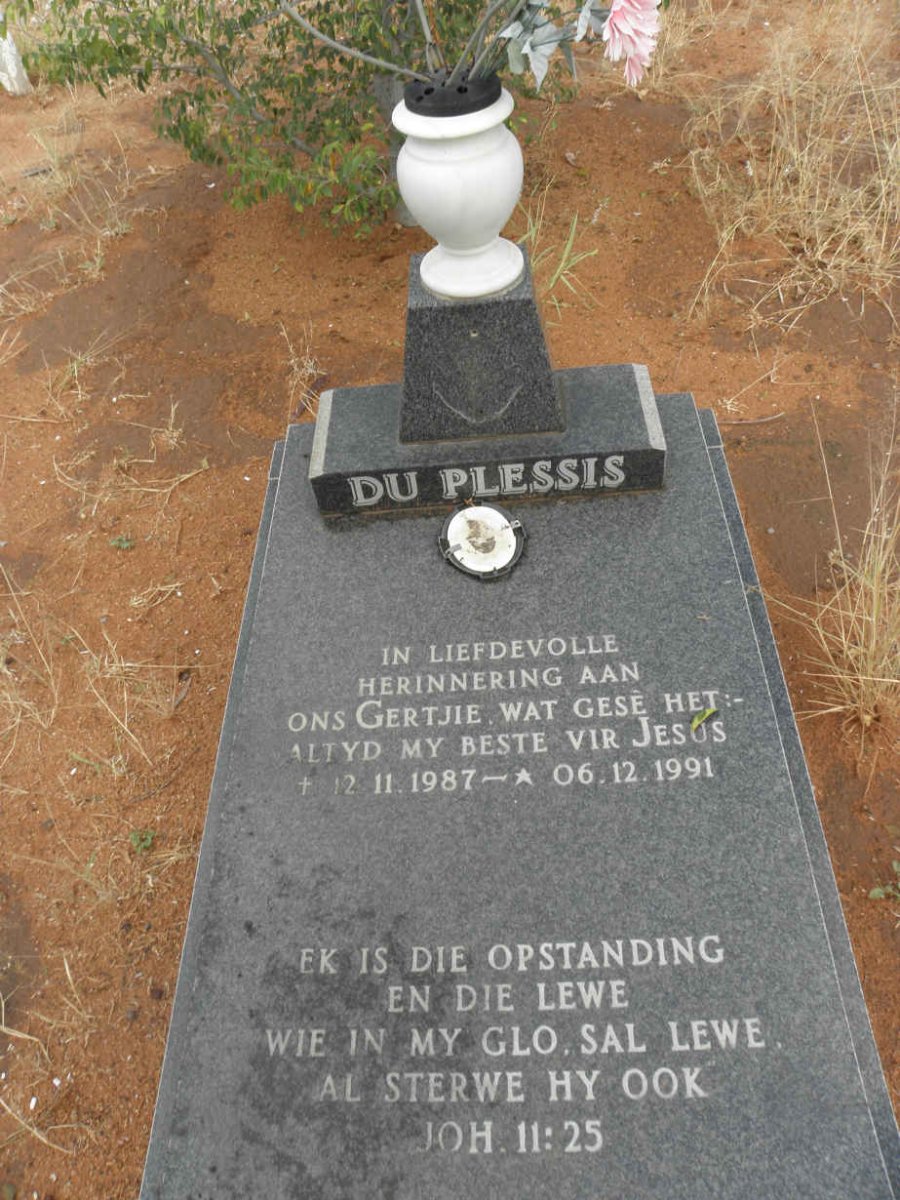 PLESSIS Gertjie, du 1987-1991