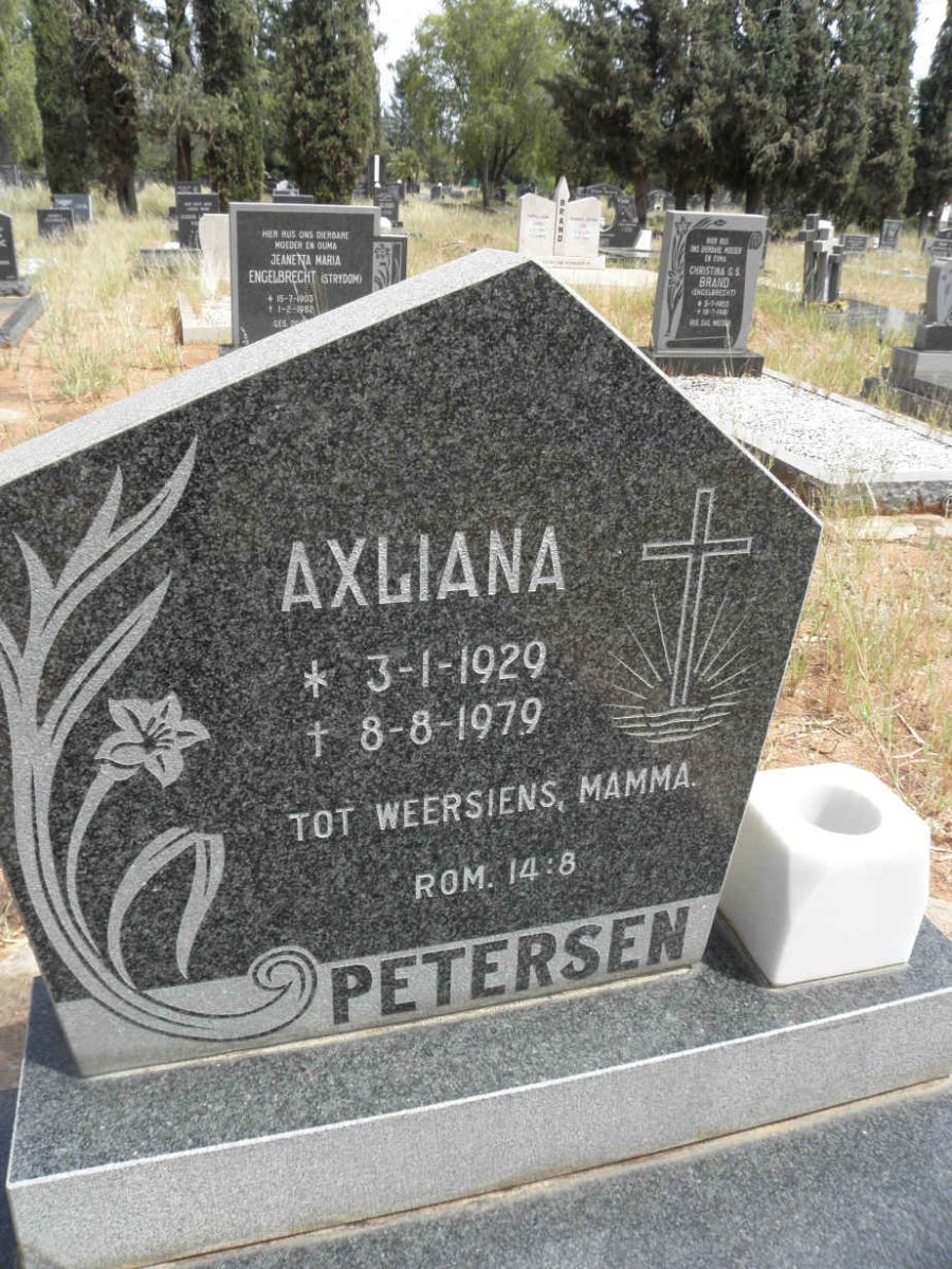 PETERSEN Axliana 1929-1979