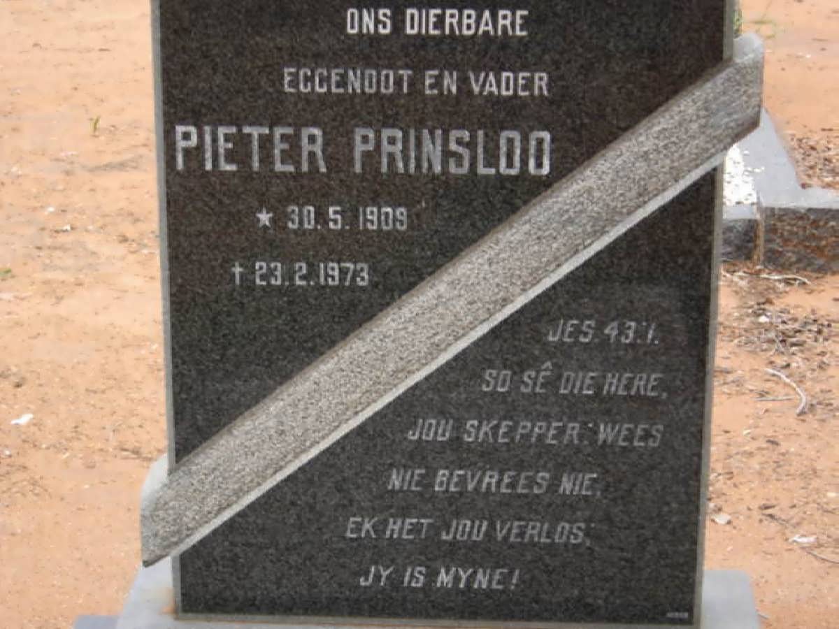 PRINSLOO Pieter 1909-1973