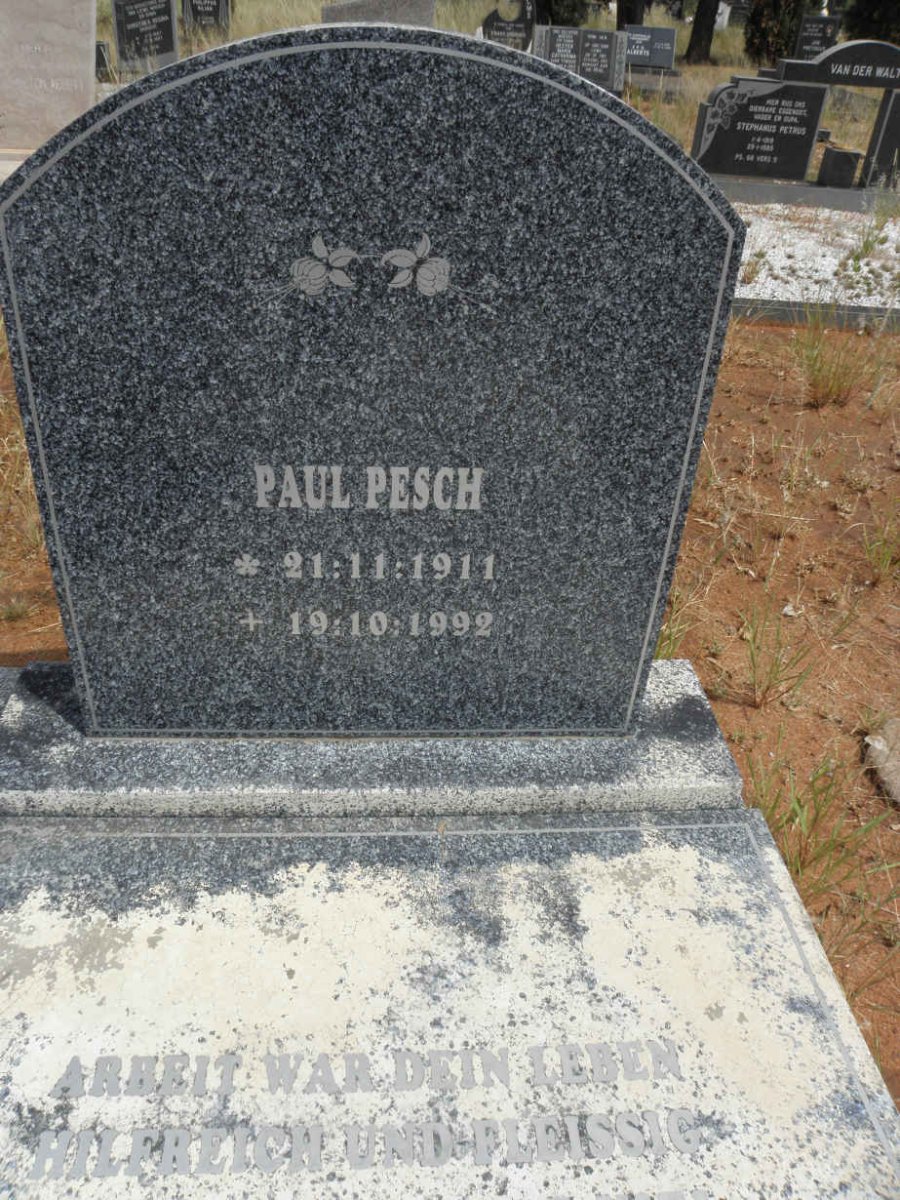 PESCH Paul 1911-1992