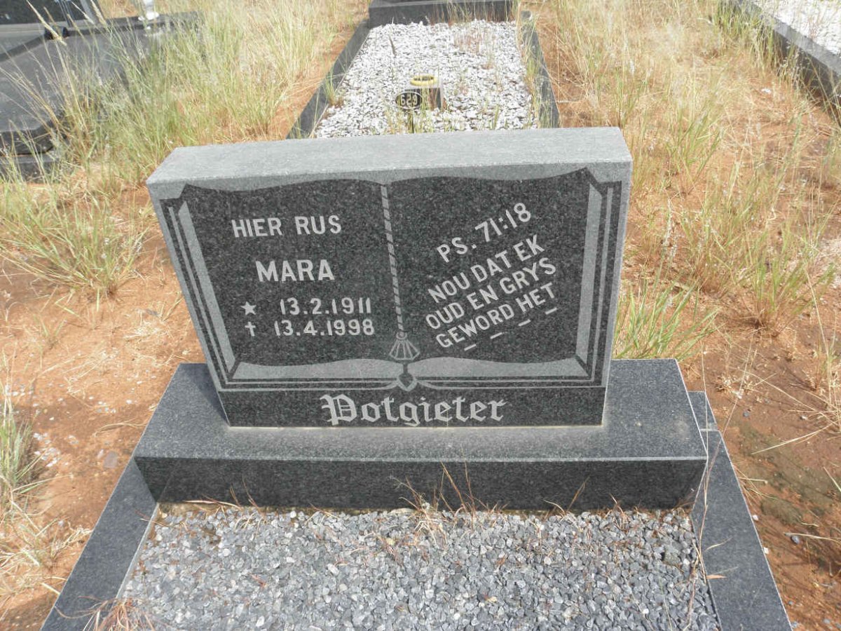 POTGIETER Mara 1911-1998