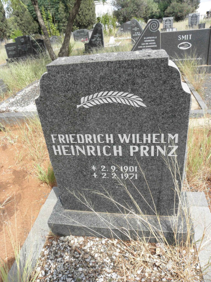 PRINZ Friedrich Wilhelm Heinrich 1901-1971