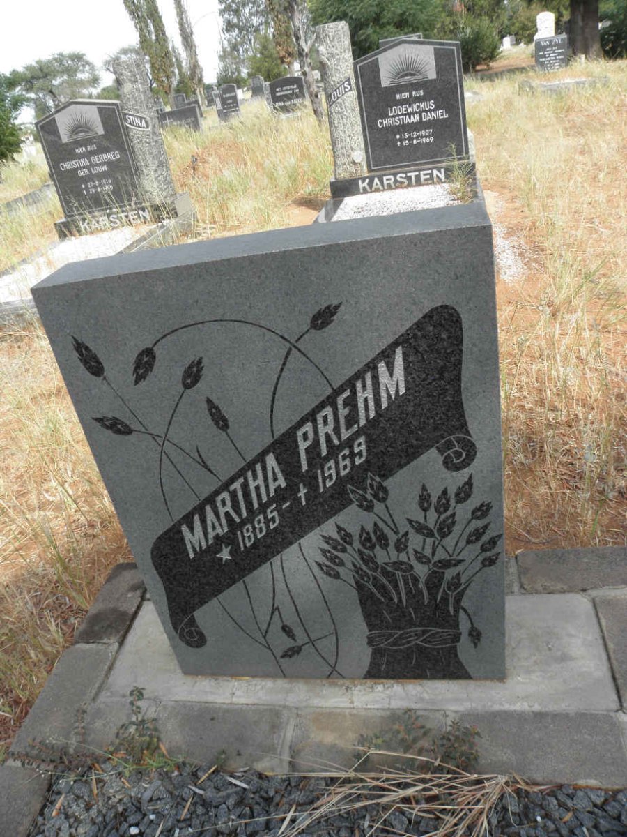 PREHM Martha 1885-1969