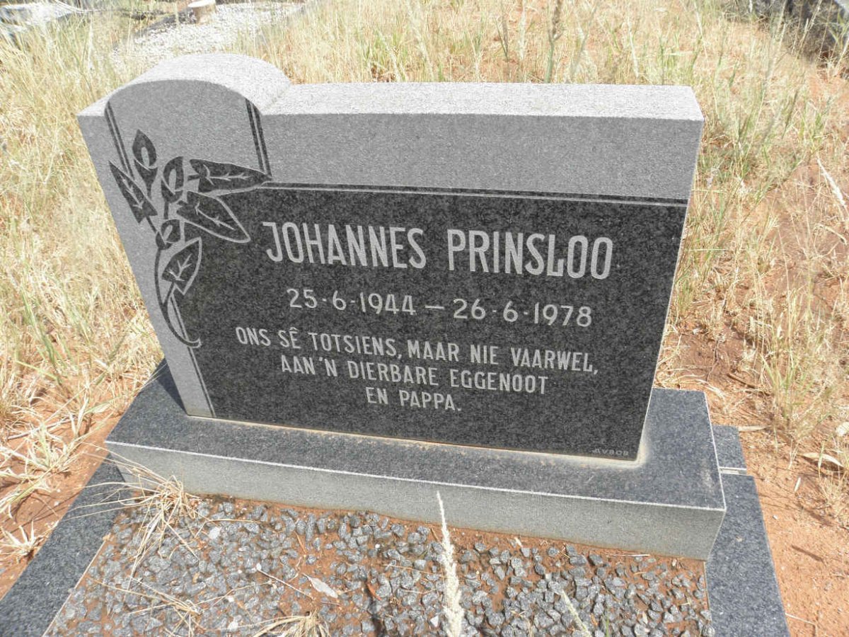 PRINSLOO Johannes 1944-1978