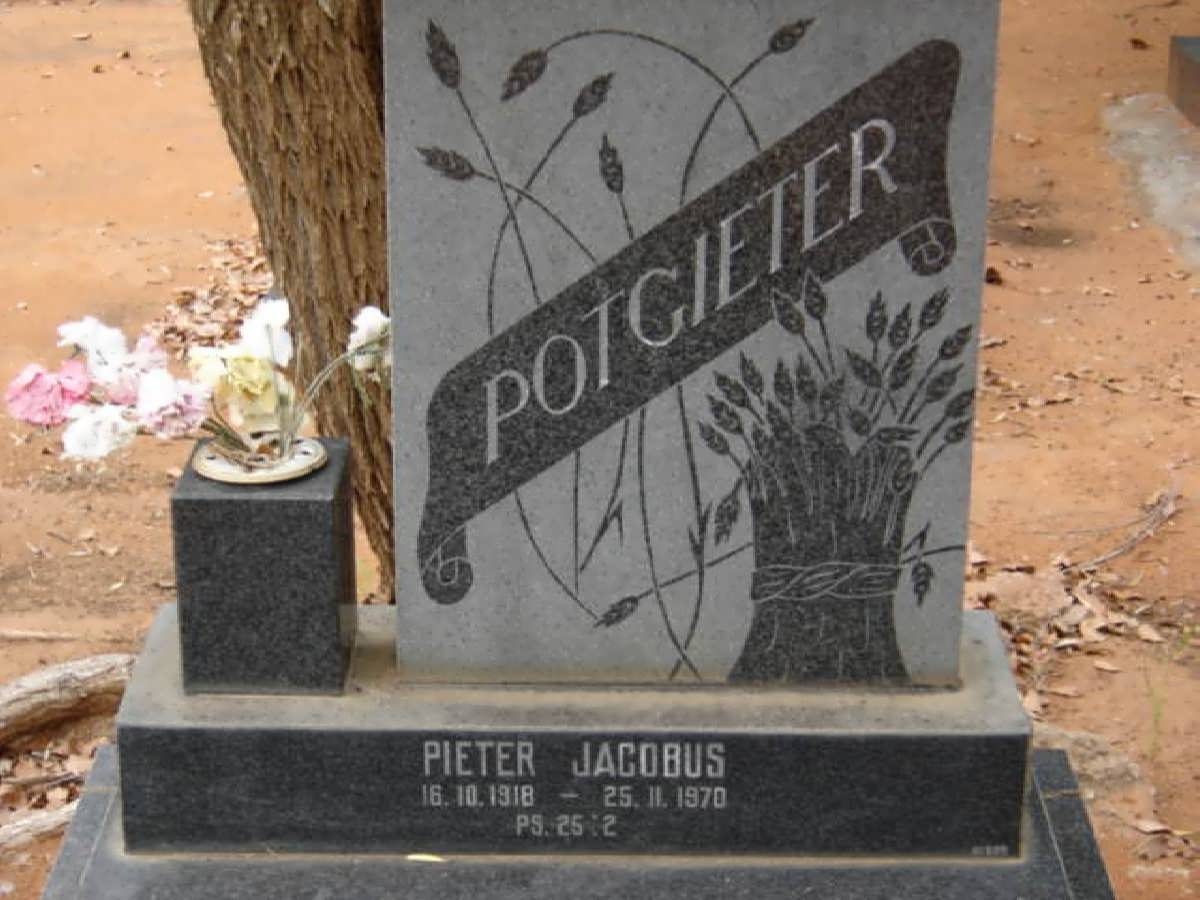 POTGIETER Pieter Jacobus 1918-1970