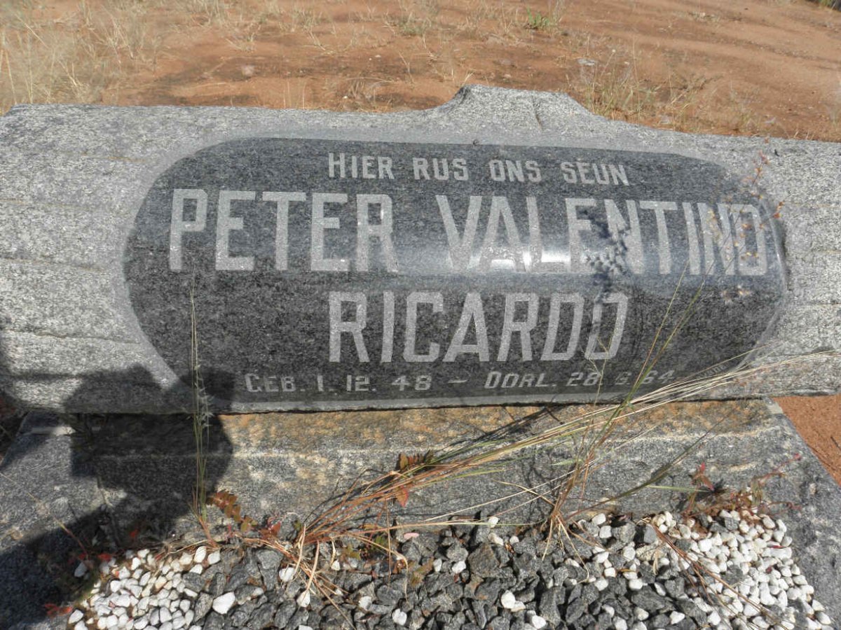 RICARDO Peter Valentino 1948-1964