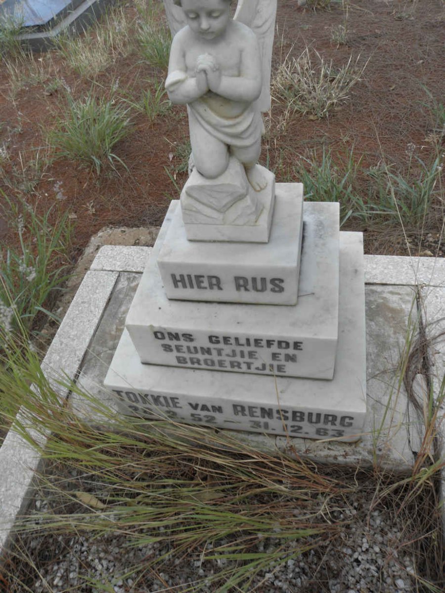 RENSBURG Tokkie, van 1952-1963