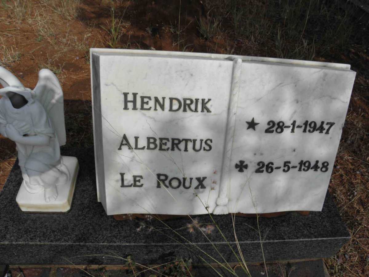 ROUX Hendrik Albertus, le 1947-1948