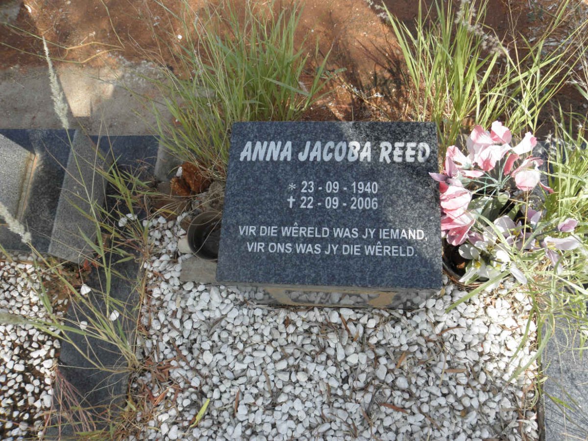 REED Anna Jacoba 1940-2006