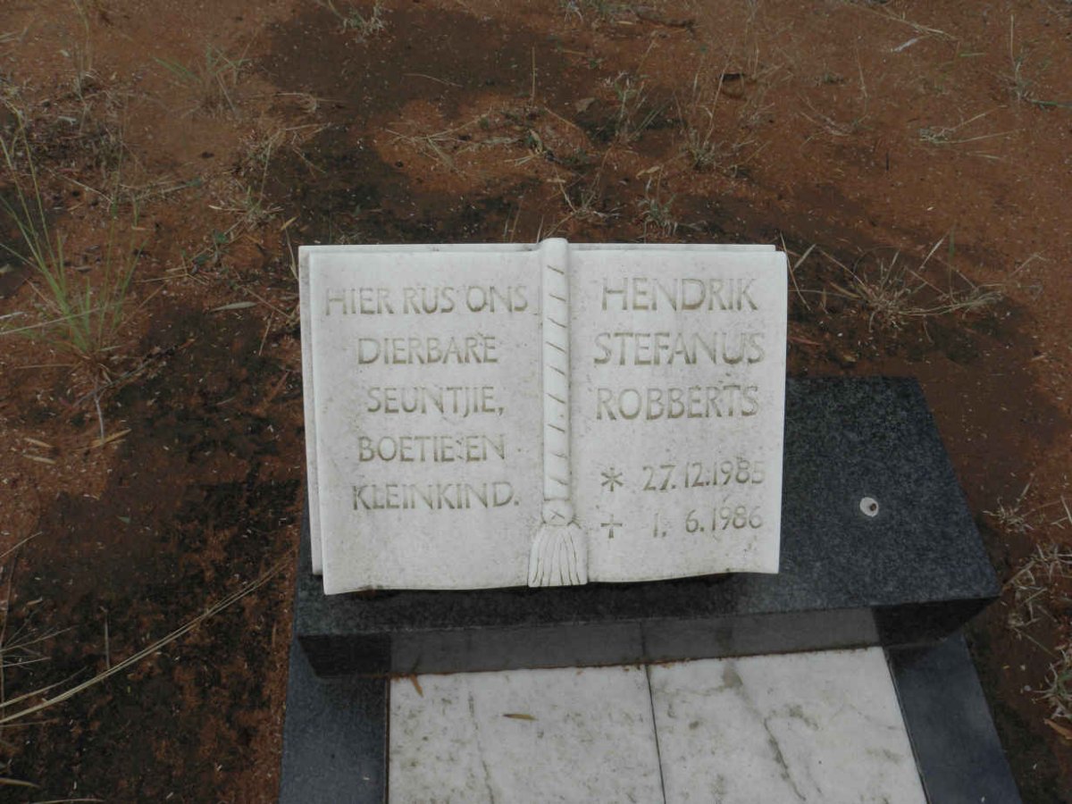 ROBBERTS Hendrik Stefanus 1985-1986