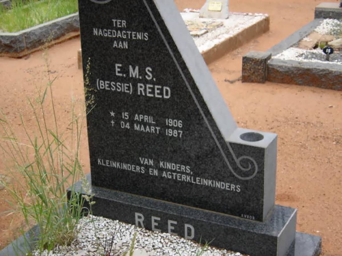 REED E.M.S. 1906-1987