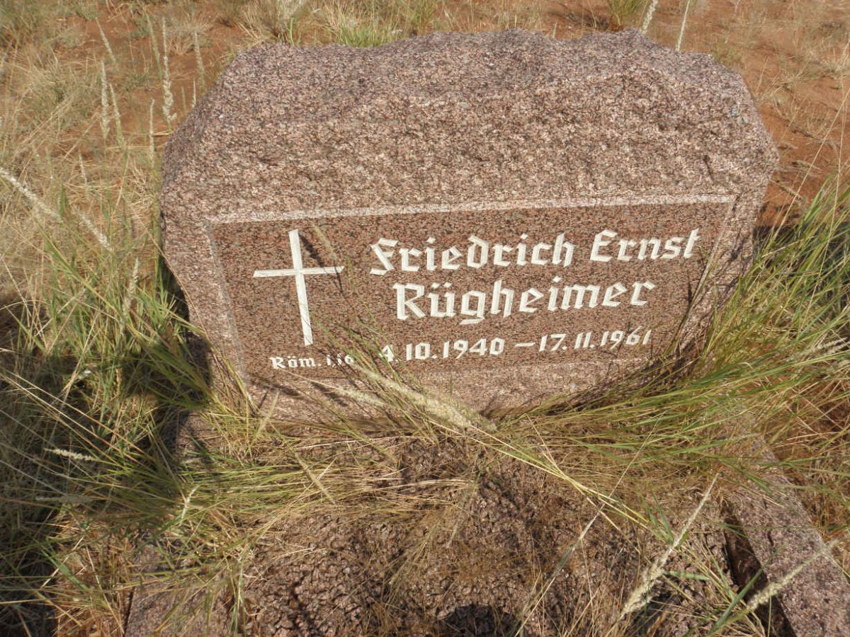 RUGHEIMER Friedrich Ernst 1940-1961