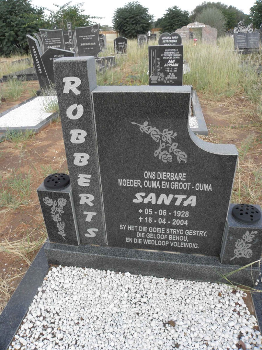 ROBBERTS Santa 1928-2004