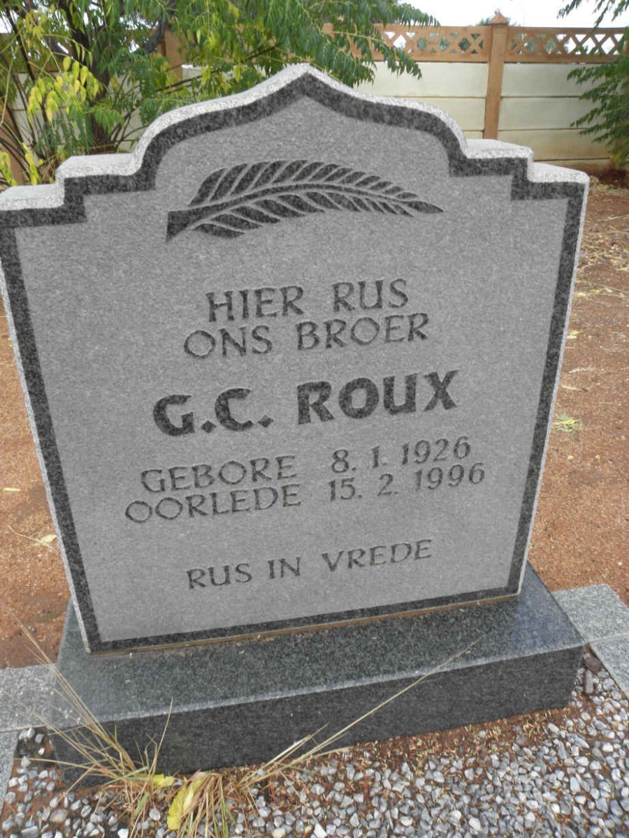 ROUX G.C. 1926-1996