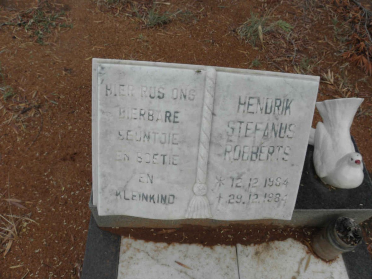 ROBBERTS Hendrik Stefanus 1984-1984