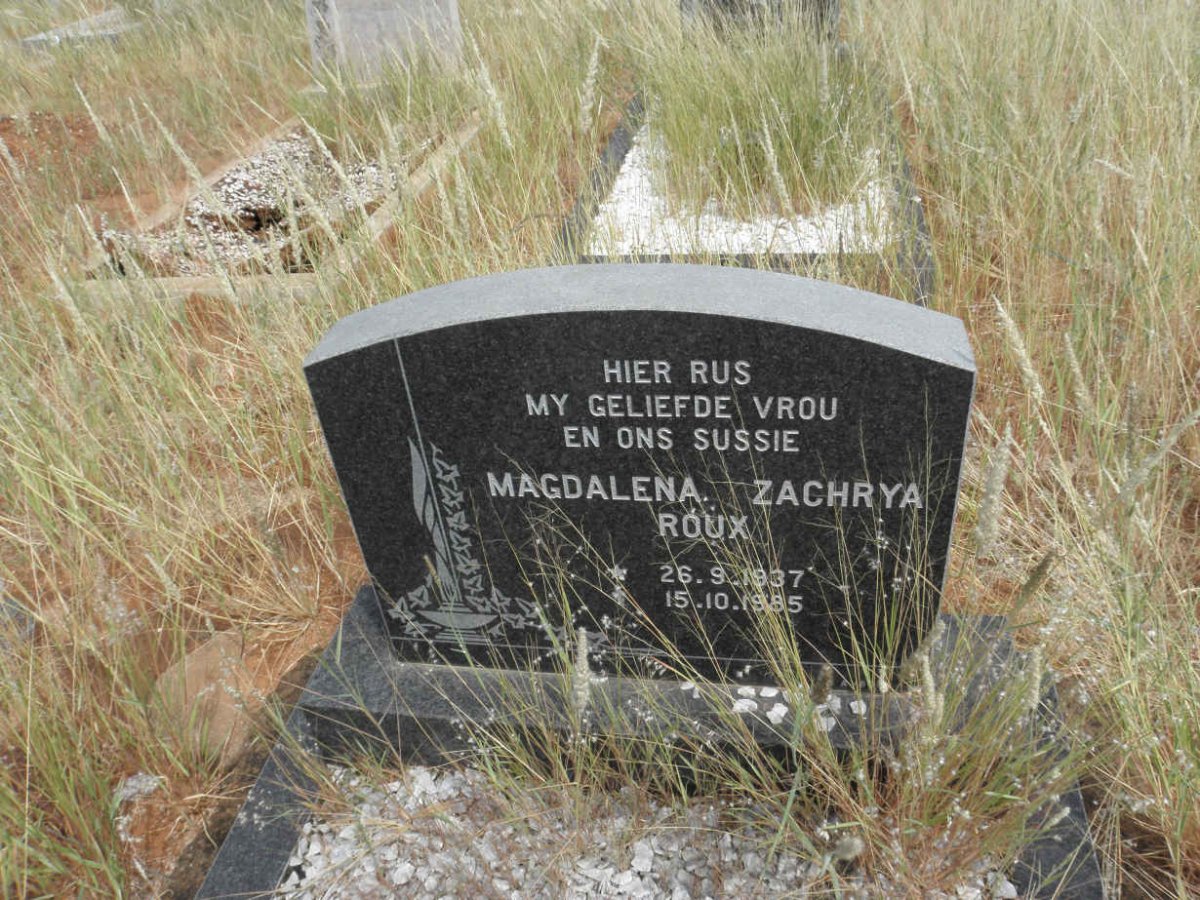 ROUX Magdalena Zachrya 1937-1985