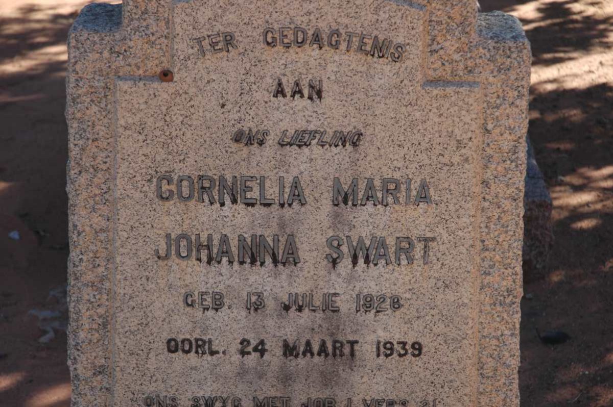 SWART Cornelia Maria Johanna 1926-1939