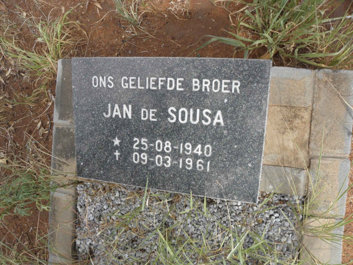 SOUSA Jan, de 1940-1961