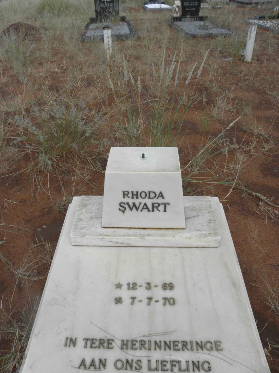 SWART Rhoda 1969-1970