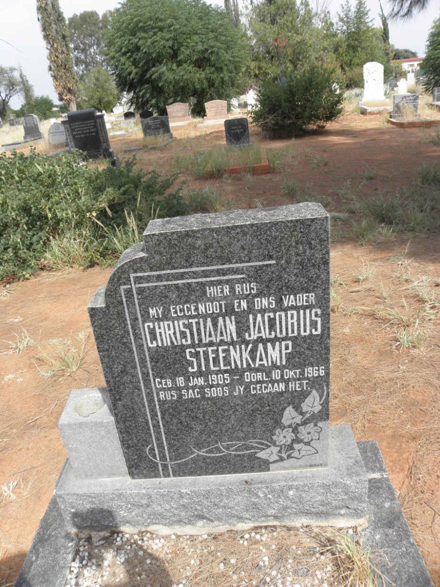 STEENKAMP Christiaan Jacobus 1905-1966