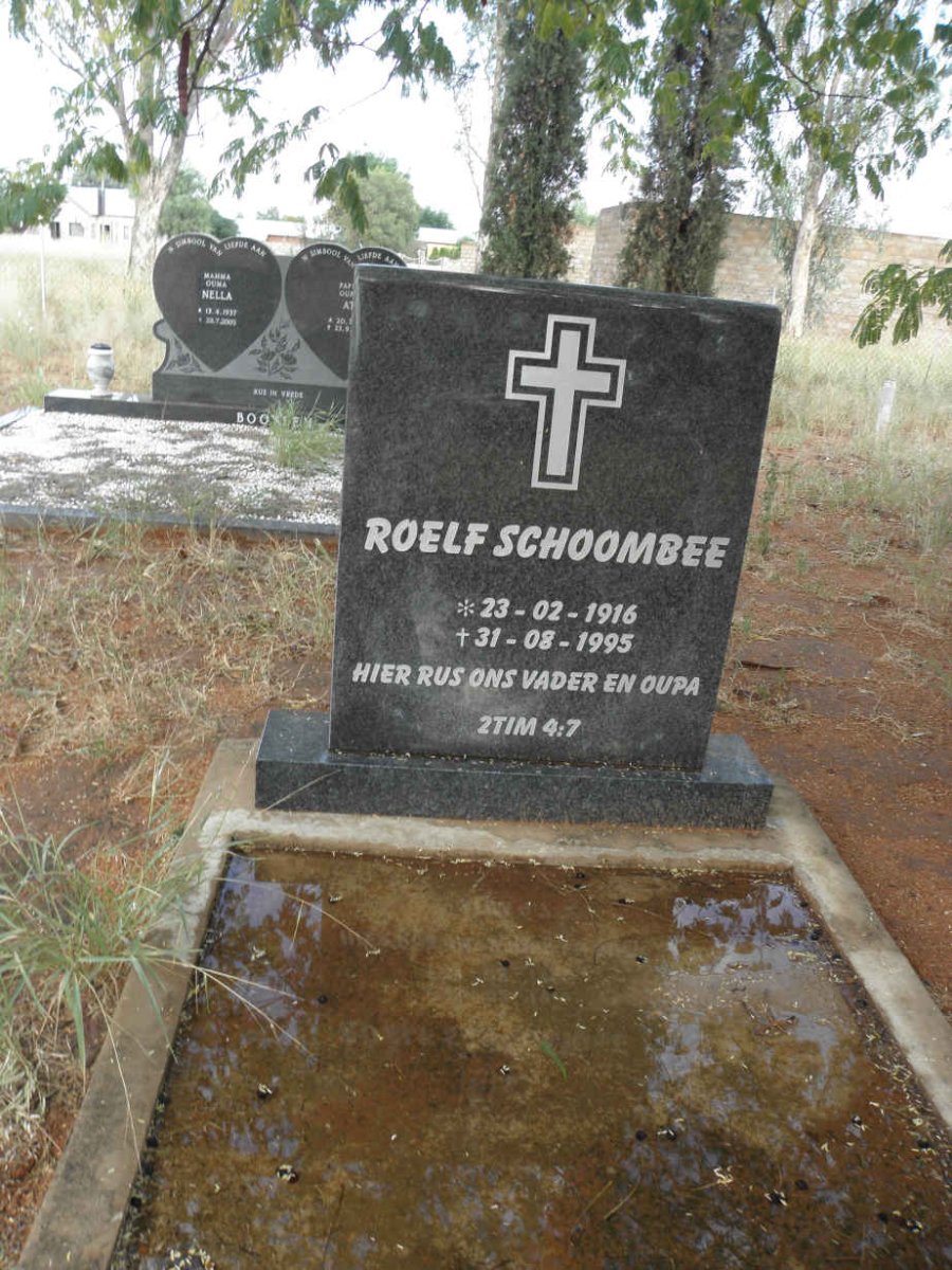SCHOOMBEE Roelf 1916-1995