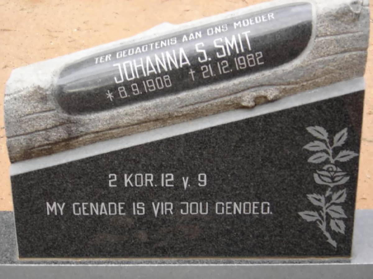 SMIT Johanna S. 1908-1982