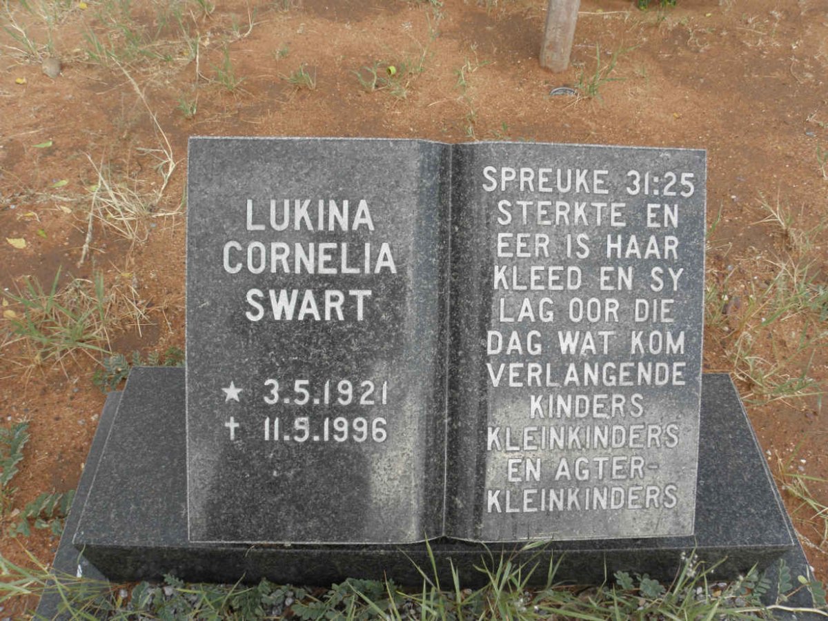 SWART Lukina Cornelia 1921-1996