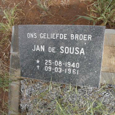 SOUSA Jan, de 1940-1961