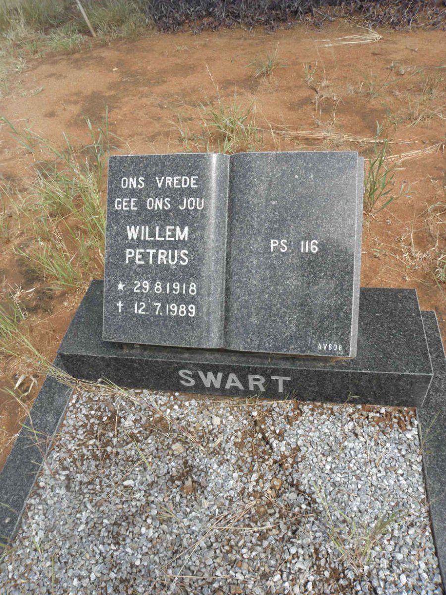 SWART Willem Petrus 1918-1989