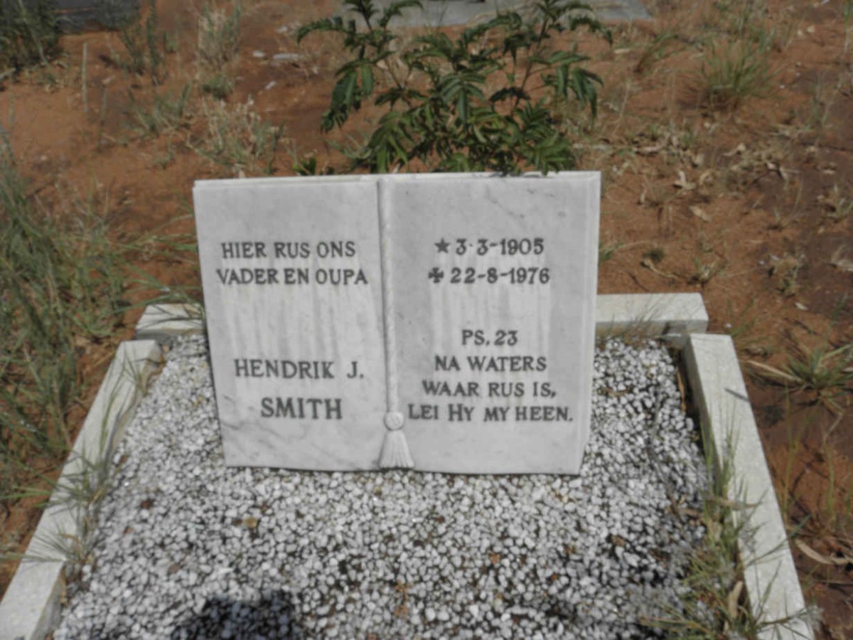 SMITH Hendrik J. 1905-1976