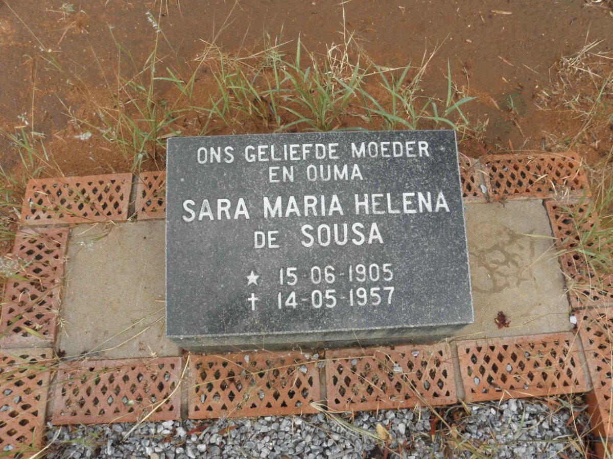 SOUSA Sara Maria Helena, de 1905-1957