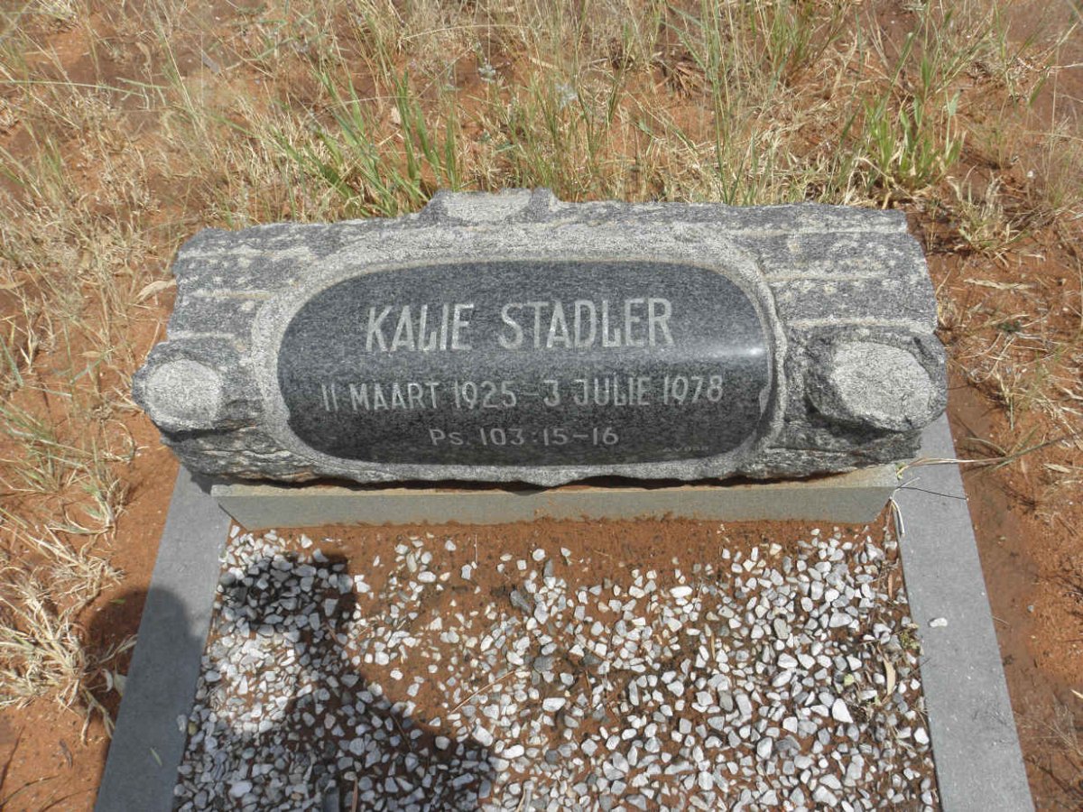 STADLER Kalie 1925-1978