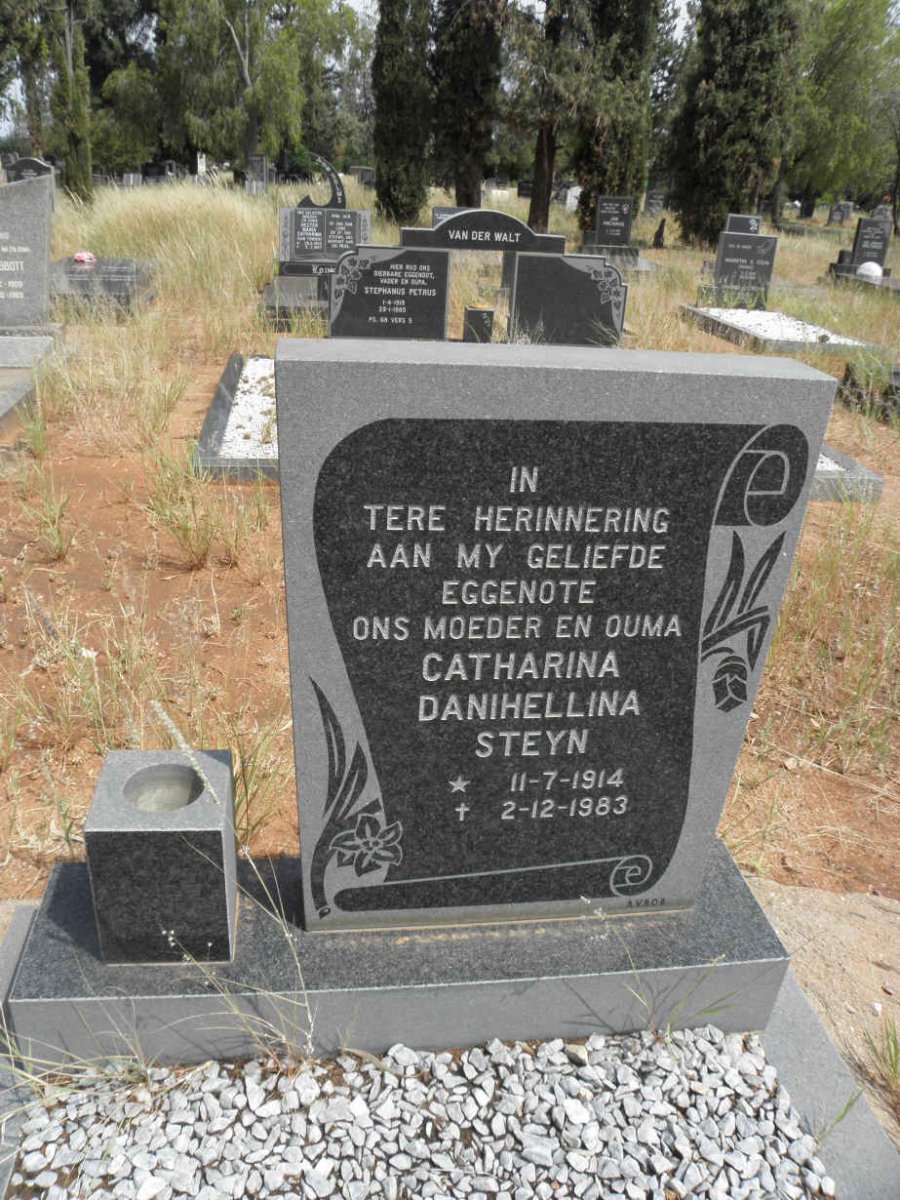 STEYN Catharina Danihellina 1914-1983