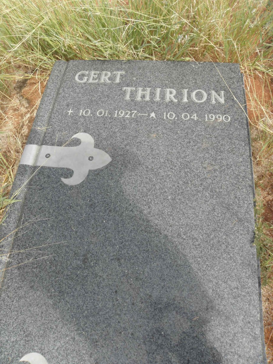 THIRION Gert 1927-1990