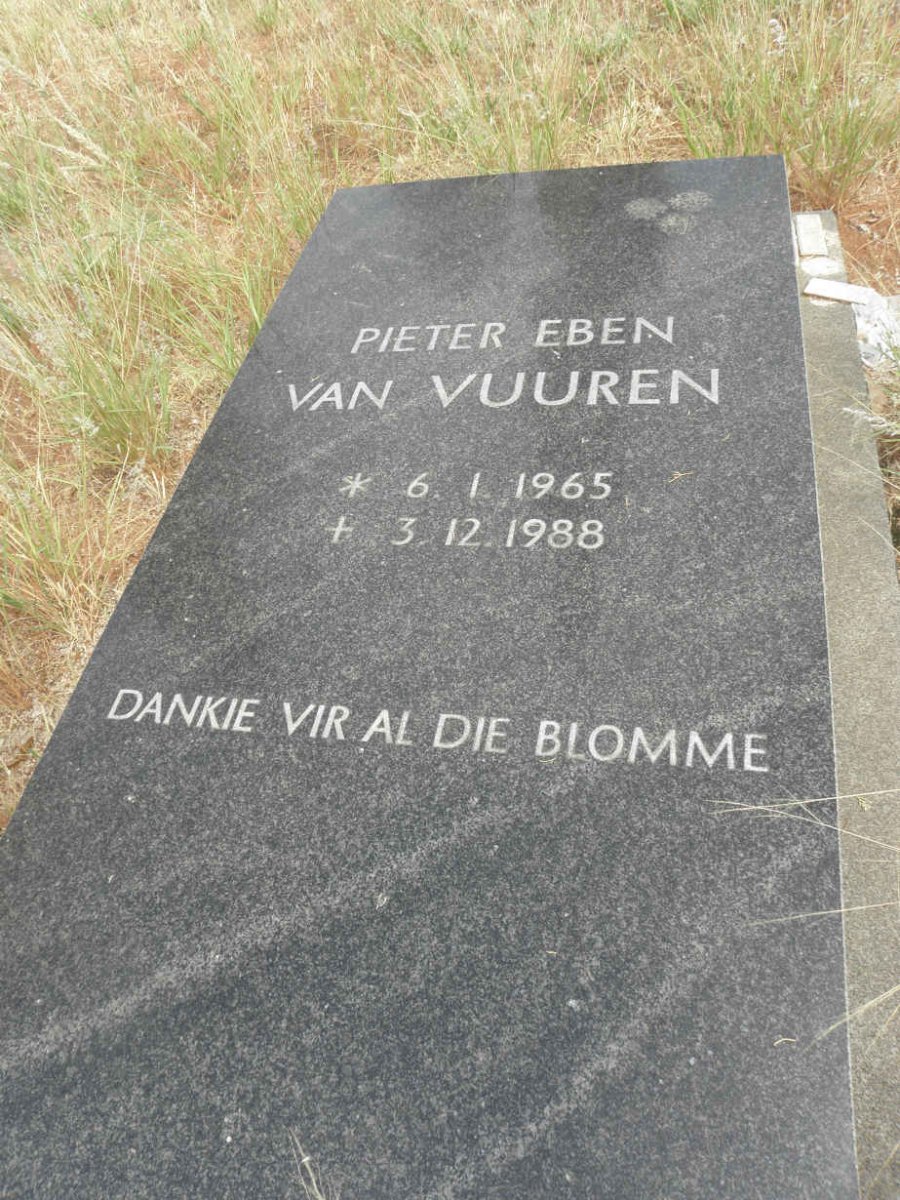VUUREN Pieter Eben, van 1965-1988