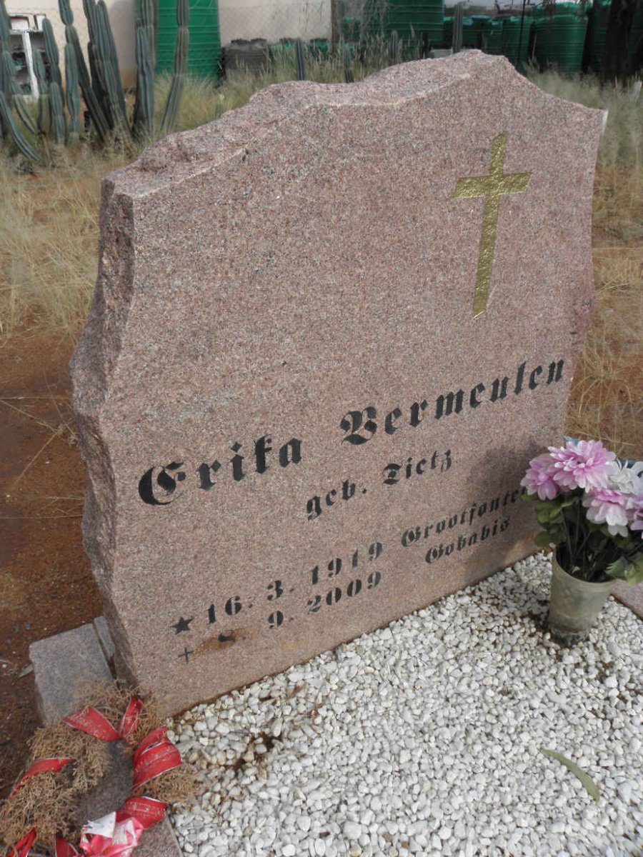 VERMEULEN Grifa nee ZIETZ 1919-2009