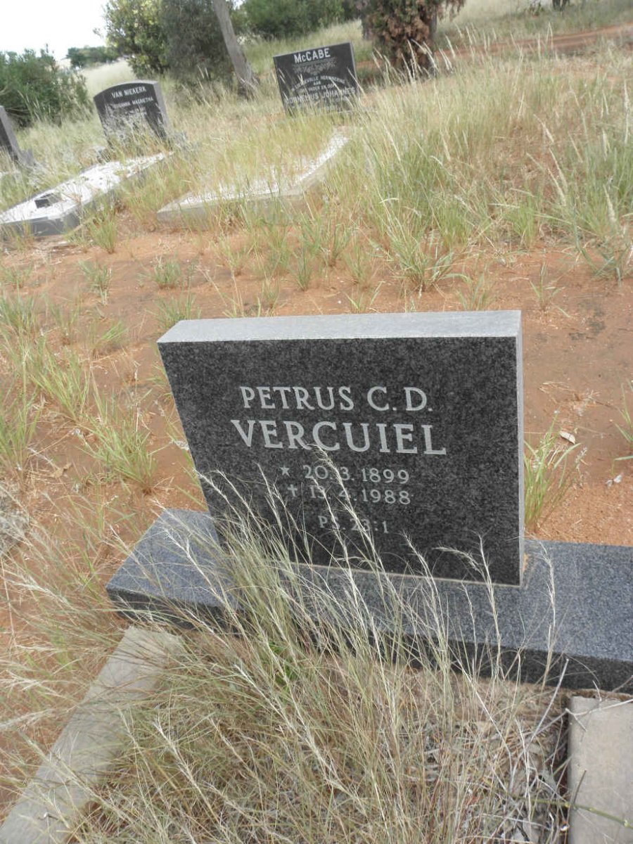 VERCUIEL Petrus C.D. 1899-1988