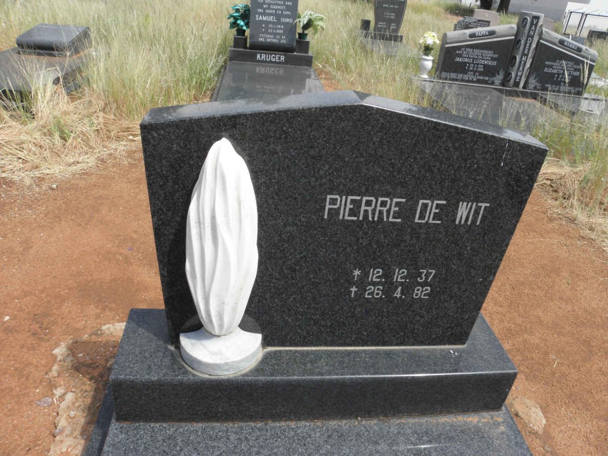 WIT Pierre, de 1937-1982