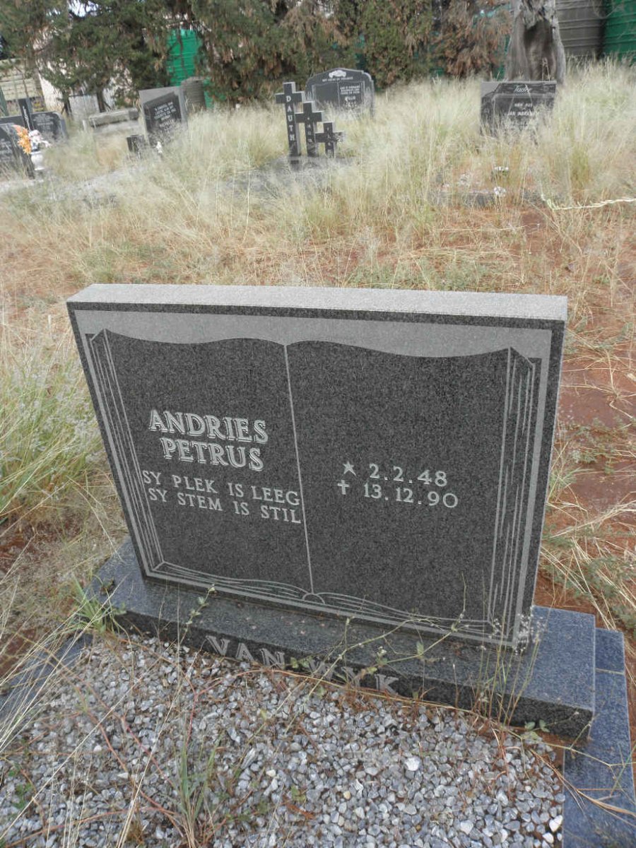 WYK Andries Petrus, van 1948-1990
