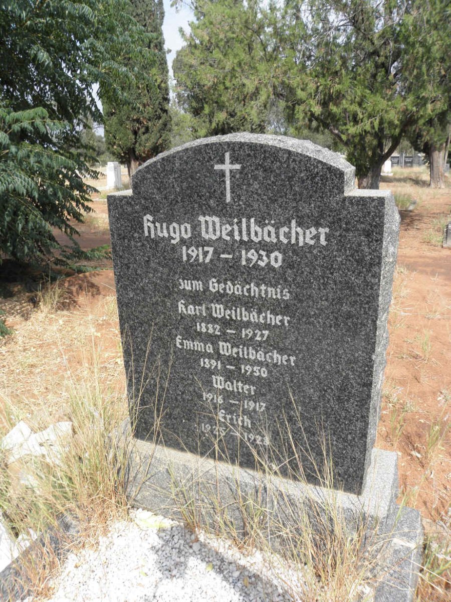 WEILBÄCHER Karl 1882-1927 :: WEILBÄCHER Emma 1891-1950